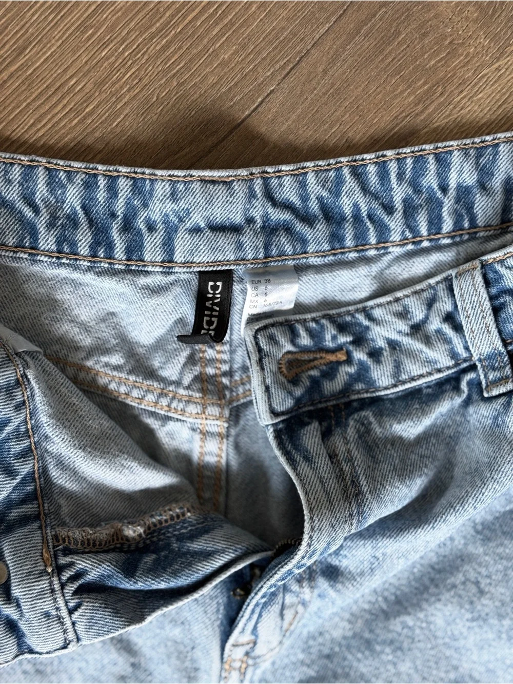 H&M Light Blue Denim Jean Shorts